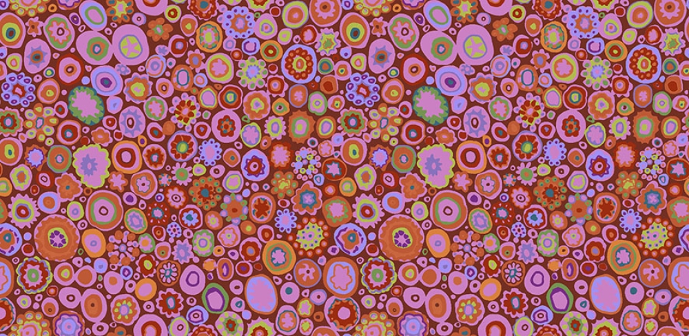 Patchwork Baumwolle - Kaffe Fassett - Paperweight - Paprika